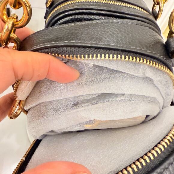 Kate Spade Jolie Chain Phone Leather Crossbody Purse KI517 Black - Picture 14 of 16